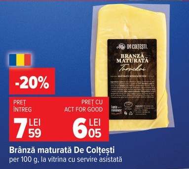 Brânză maturată De Colțești