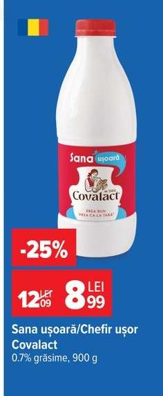 Sana ușoară/Chefir ușor Covalact