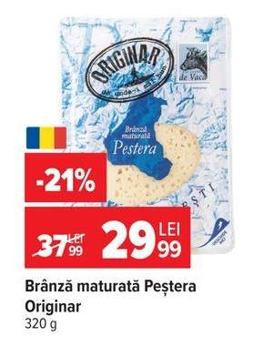 Brânză maturată Peștera Originar