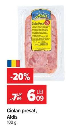 Ciolan presat, Aldis