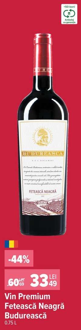 Vin Premium Fetească Neagră Budureasca