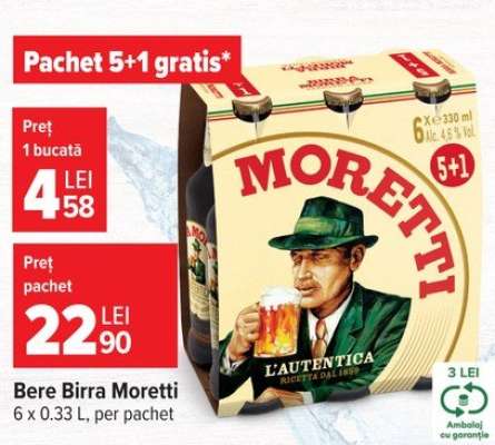 Bere Birra Moretti
