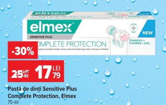 Pastă de dinți Sensitive Plus Complete Protection, Elmex