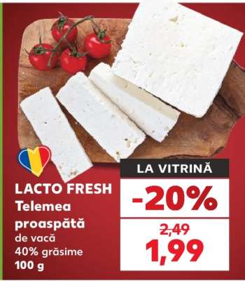 LACTO FRESH Telemea proaspătă de vacă