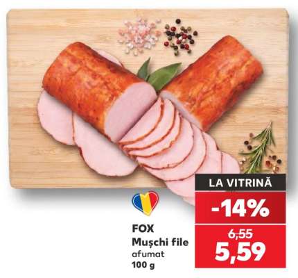 FOX Mușchi File afumat