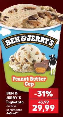 BEN & JERRY`S Înghețată