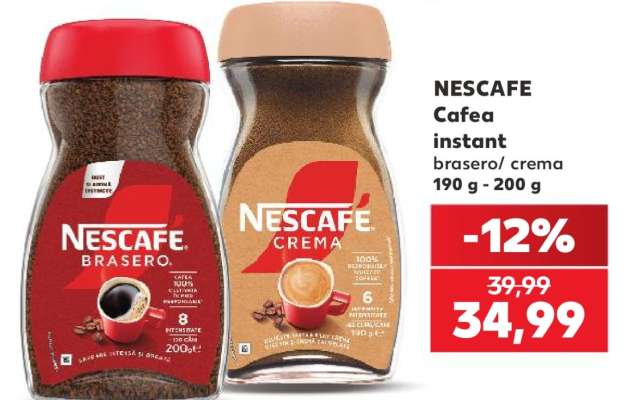 NESCAFE Cafea instant brasero/ crema