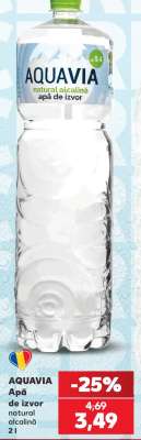AQUAVIA Apă de izvor natural alcalină
