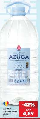 AZUGA Apă de izvor plată 5 l