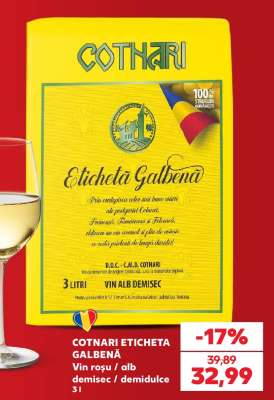 COTNARI ETICHETA GALBENĂ