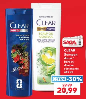 CLEAR Şampon damă / bărbaţi diverse sortimente 360 ml