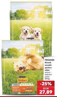 FRISKIES Hrană Uscată Pentru Câini