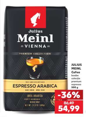 Julius Meinl Cafea boabe colectie premium espresso 500 g