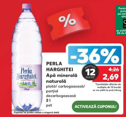 PERLA HARGHITEI Apă minerală naturală