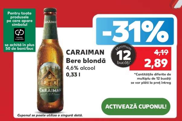 CARAIMAN Bere blondă
