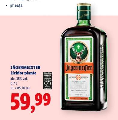 JÄGERMEISTER Lichior plante