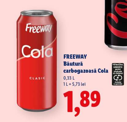 FREEWAY Băutură carbogazoasă Cola
