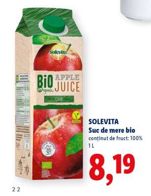 SOLEVITA Suc de mere bio