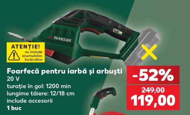 Foarfecă pentru iarbă și arbuști