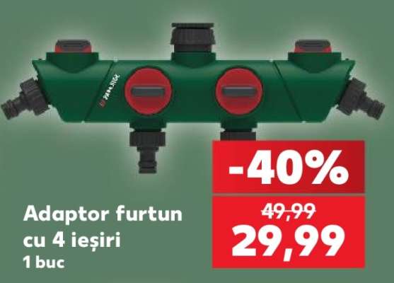 Adaptor furtun cu 4 ieșiri