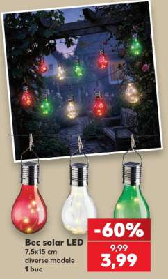 Bec solar LED