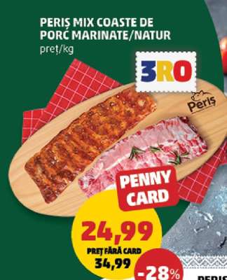 PERIȘ MIX COASTE DE PORC MARINATE/NATUR
