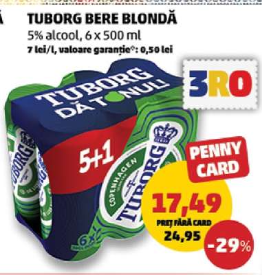 TUBORG Bere blondă