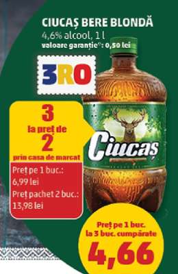 CIUCAŞ Bere blondă