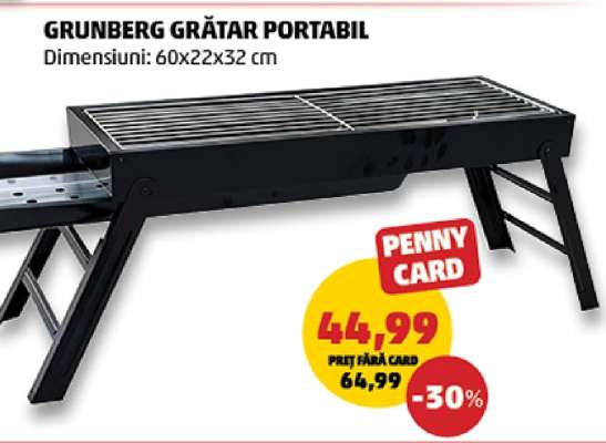 GRUNBERG GRĂTAR PORTABIL