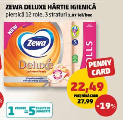 ZEWA DELUXE Hârtie igienică