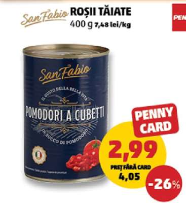 San Fabio Roșii Tăiate