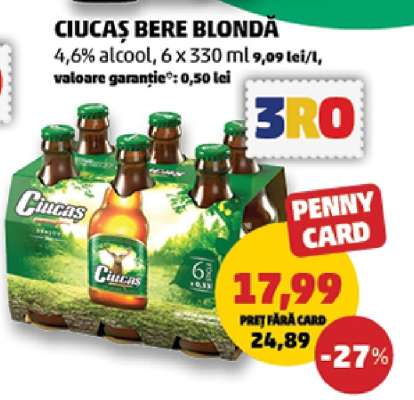 CIUCAŞ Bere blondă