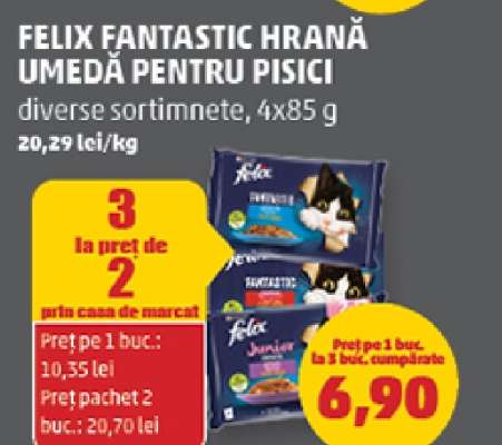 FELIX FANTASTIC HRANĂ UMEDĂ PENTRU PISICI