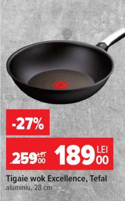 Tigaie wok Excellence Tefal