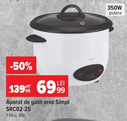 Aparat de gătit orez Simpl SRC02-25