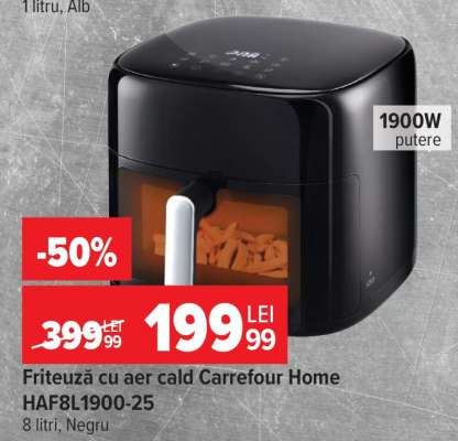 Friteuză cu aer cald Carrefour Home HAF8L1900-25