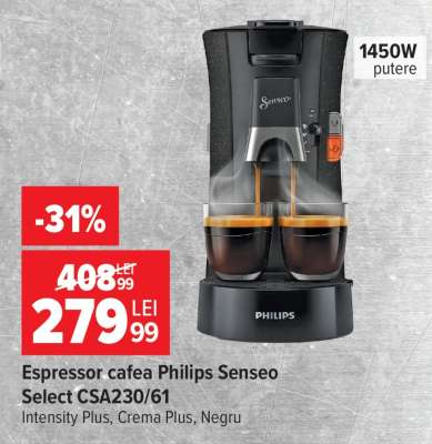 Espressor cafea Philips Senseo Select CSA230/61