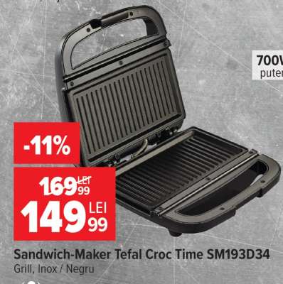 Sandwich maker TEFAL Croc Time SM193D34