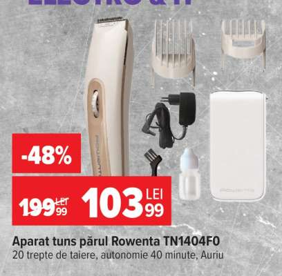 Aparat tuns păr Rowenta TN1404F0