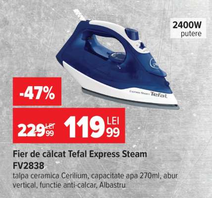 Fier de călcat Tefal Express Steam FV2838