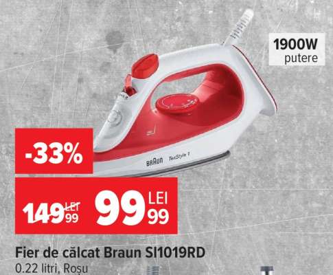 Fier de călcat Braun SI1019RD