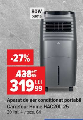 Aparat de aer condiționat portabil Carrefour Home HAC20L-25