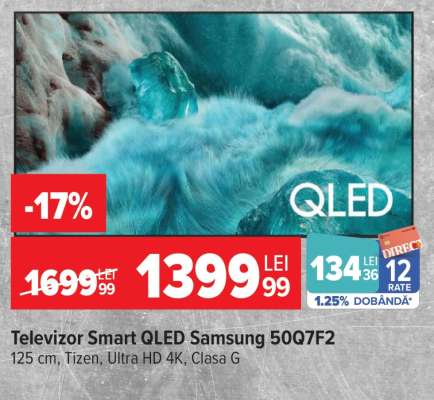 Televizor Smart QLED Samsung 50Q7F2