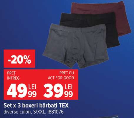 Set x 3 boxeri bărbați, TEX