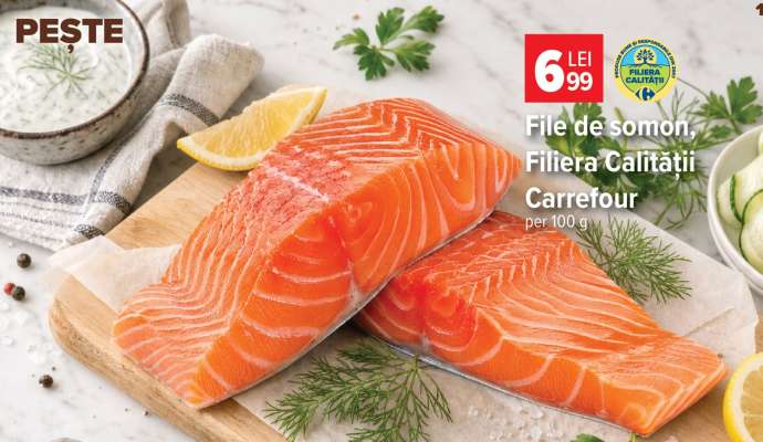 File de somon, Filiera Calității Carrefour