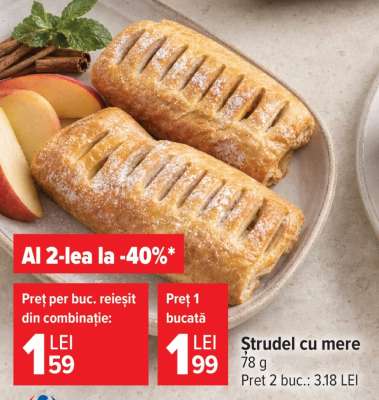 Strudel cu mere