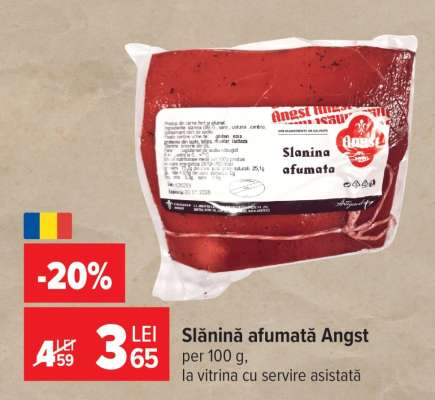 Slănină afumată Angst