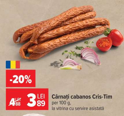 Cârnați cabanos Cris-Tim