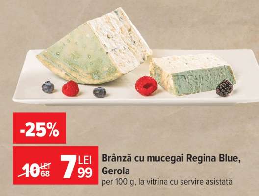 Brânză cu mucegai Regina Blue, Gerola