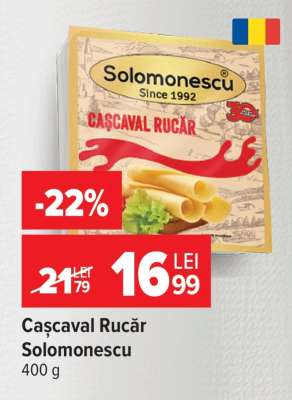 Cașcaval Rucăr Solomonescu